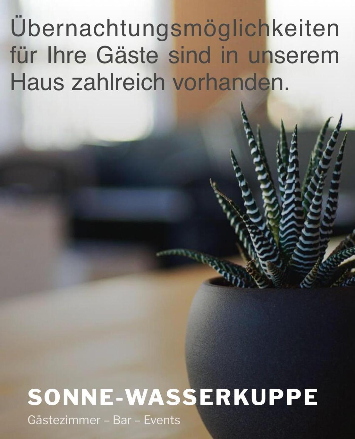 Zur Sonne "Gasthaus-Bar-Events" Poppenhausen Exterior photo